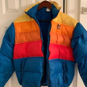 Rare Adidas Vintage Down Puffer Coat